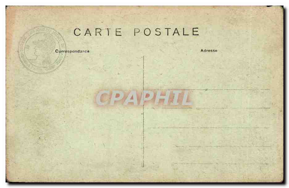 Paris CPA Hotel des Invalides Cour d'honneur — Rückseite