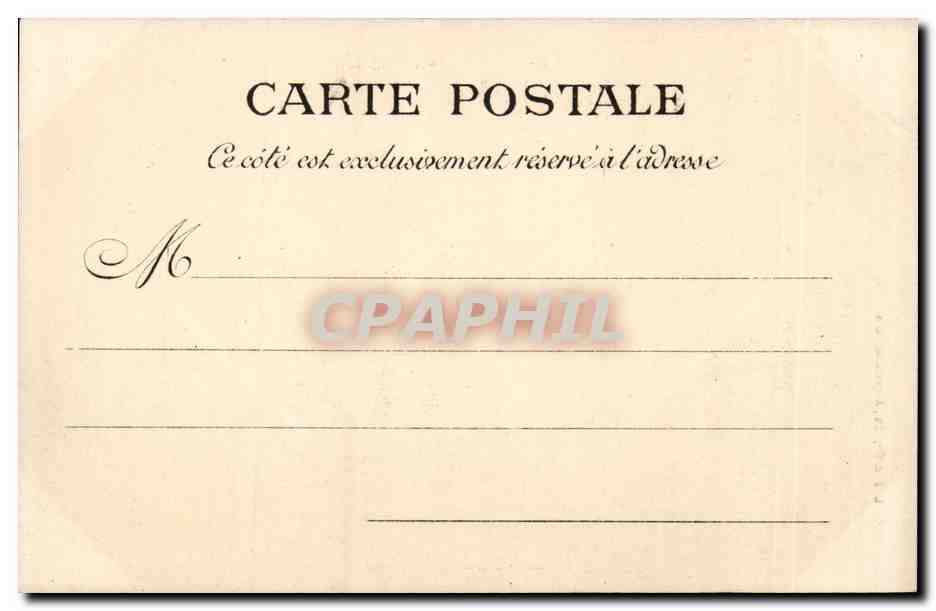 Paris CPA Hotel des Invalides — Rückseite