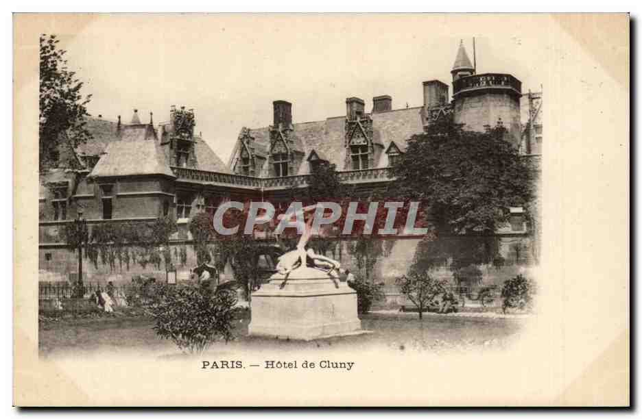 Paris CPA Hotel de Cluny