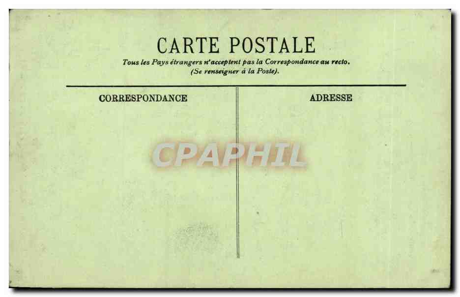 Paris CPA Hotel de ville La salle des fetes — Verso
