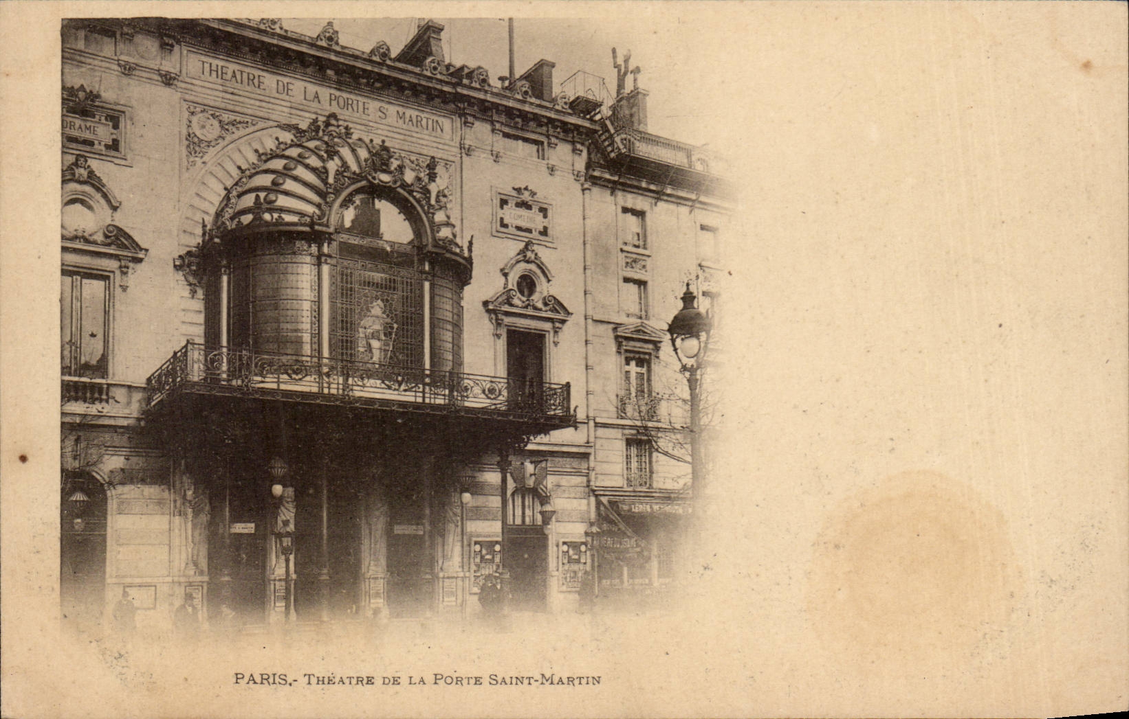 Paris CPA Theatre de la porte Saint Martin