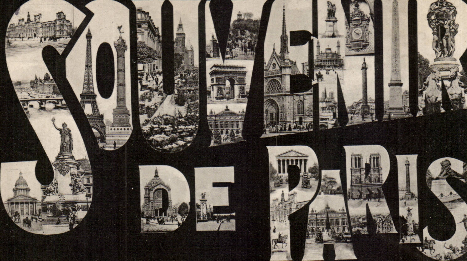 Paris CPA Souvenir
