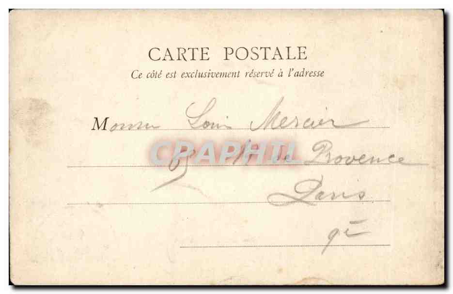 Paris CPA Conseil d'Etat — Rückseite