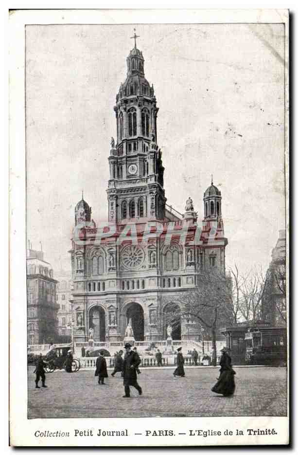 Paris CPA Eglise de la Trinite