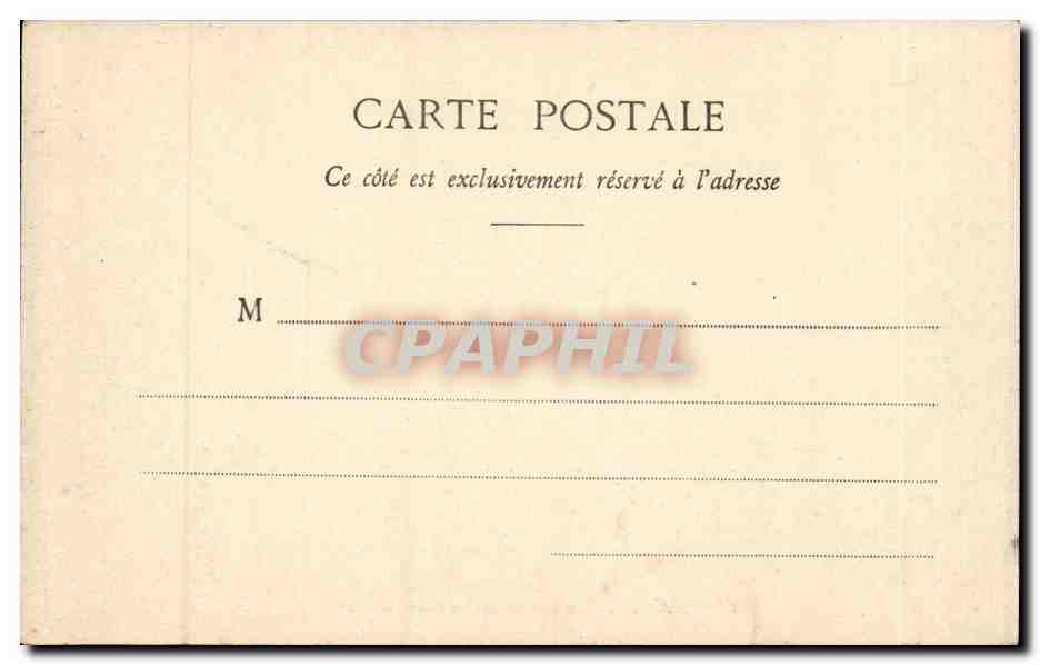 Paris CPA place de la concorde — Rückseite