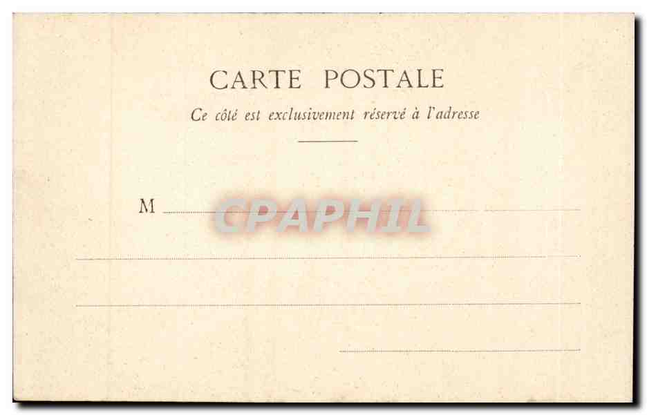 Paris CPA Arc de triomphe de l'etoile — Verso