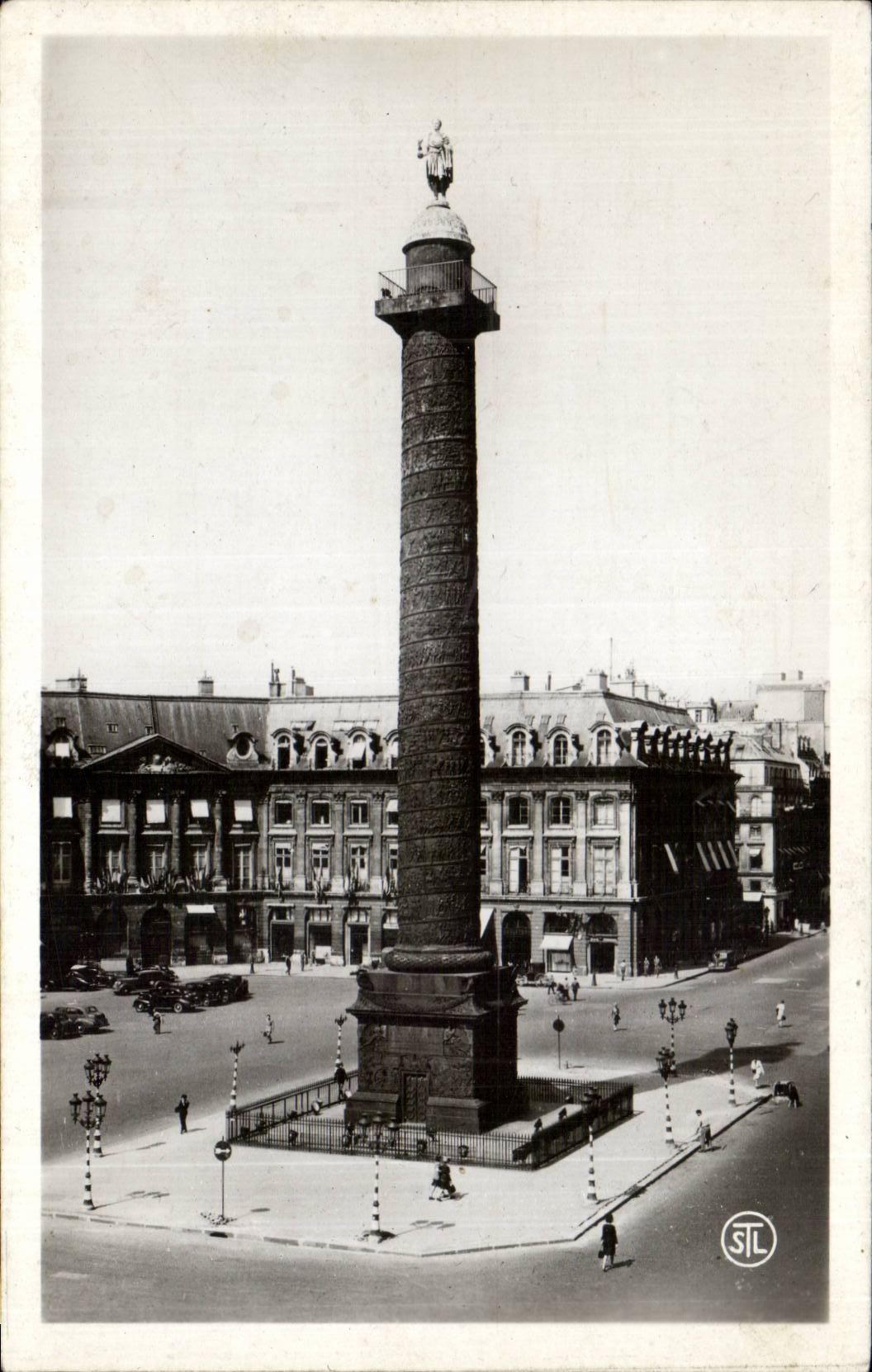Paris CPM Colonne Vendome