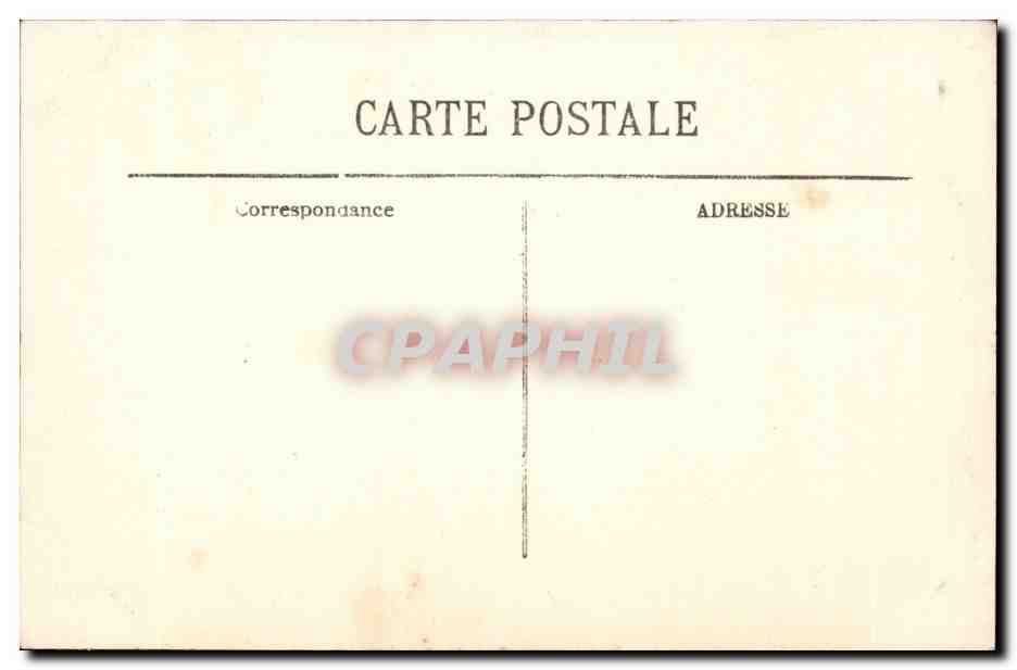 Paris CPA La Seine prise du Trocadero — Rückseite