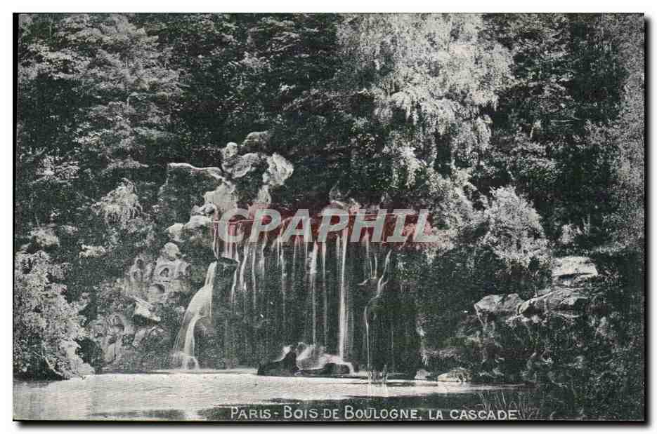Paris CPA Bois de Boulogne La cascade