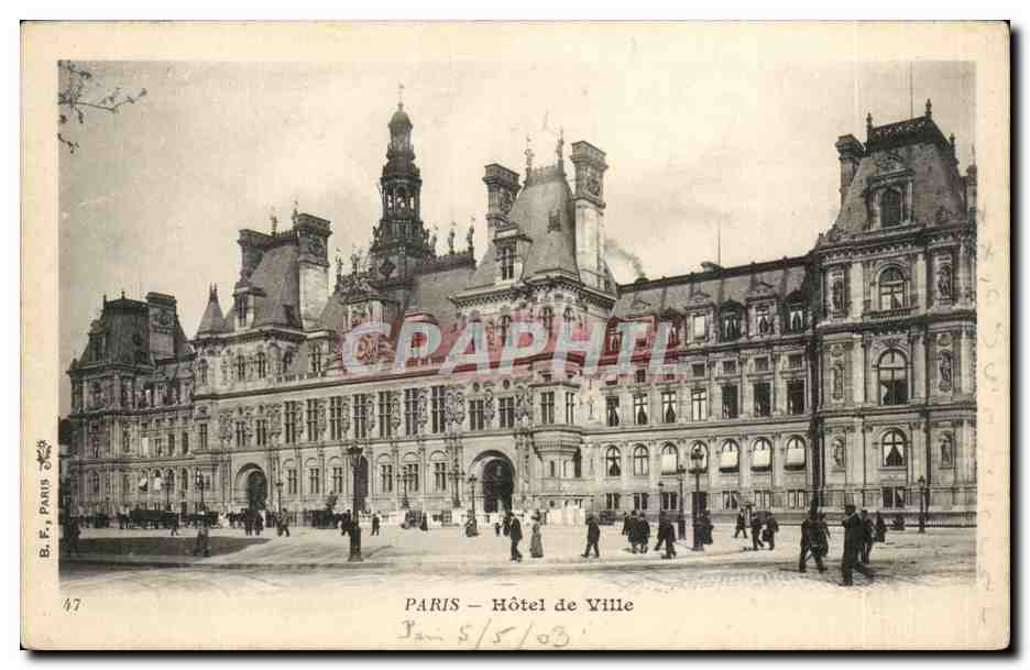 Paris CPA Hotel de ville