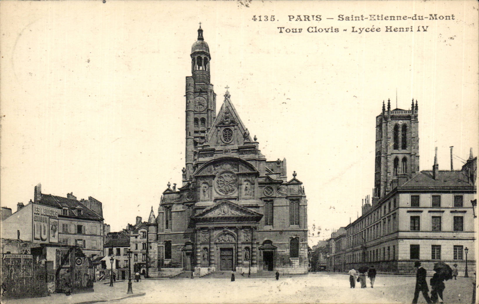 Paris CPA Saint Etienne du Mont Tour Clovis Lycee Henri IV