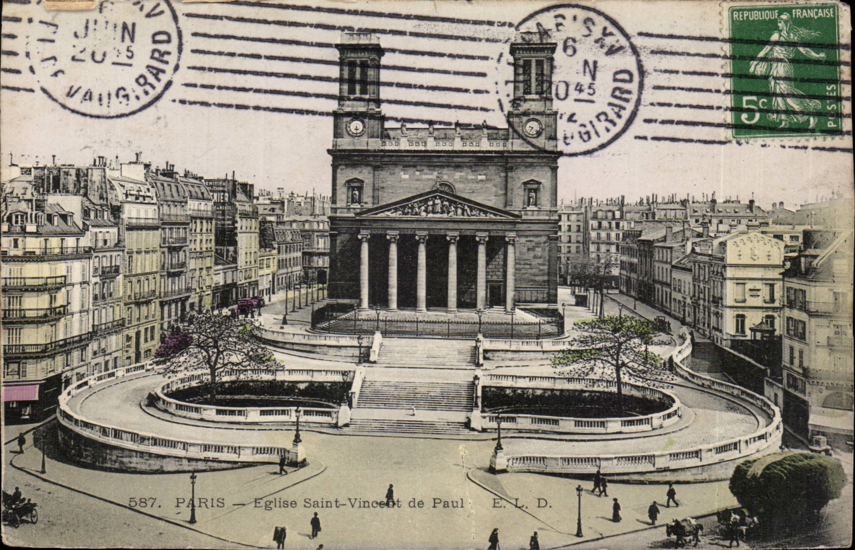 Paris CPA Eglise Saint Vincent de Paul
