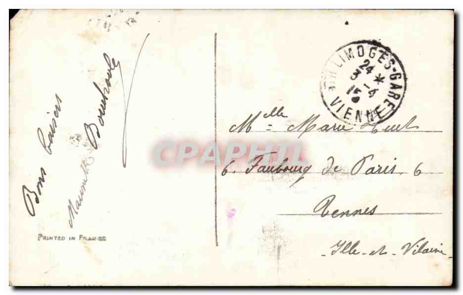 CPA Fantaisie Femme Joyeuses Paques EAster — Reverso