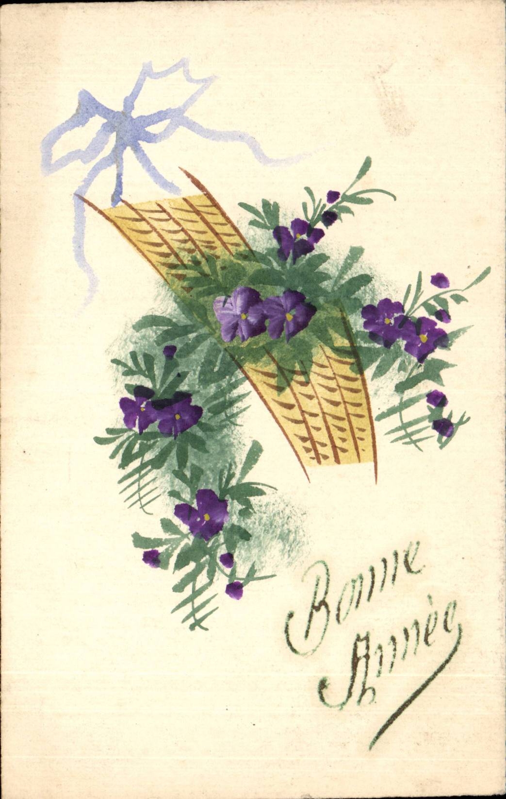 CPA Fantaisie Bonne annee