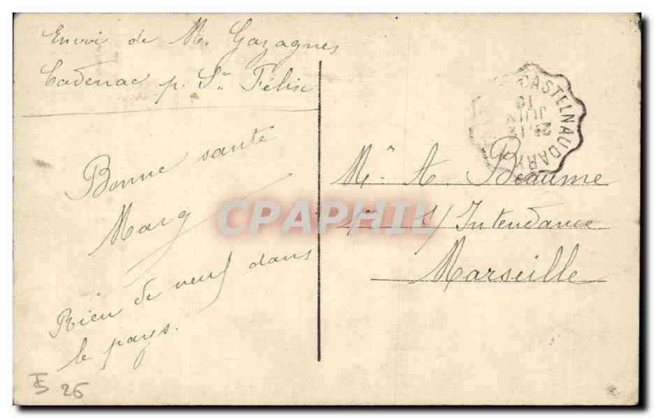 CPA Fantaisie Enfant  — Rückseite