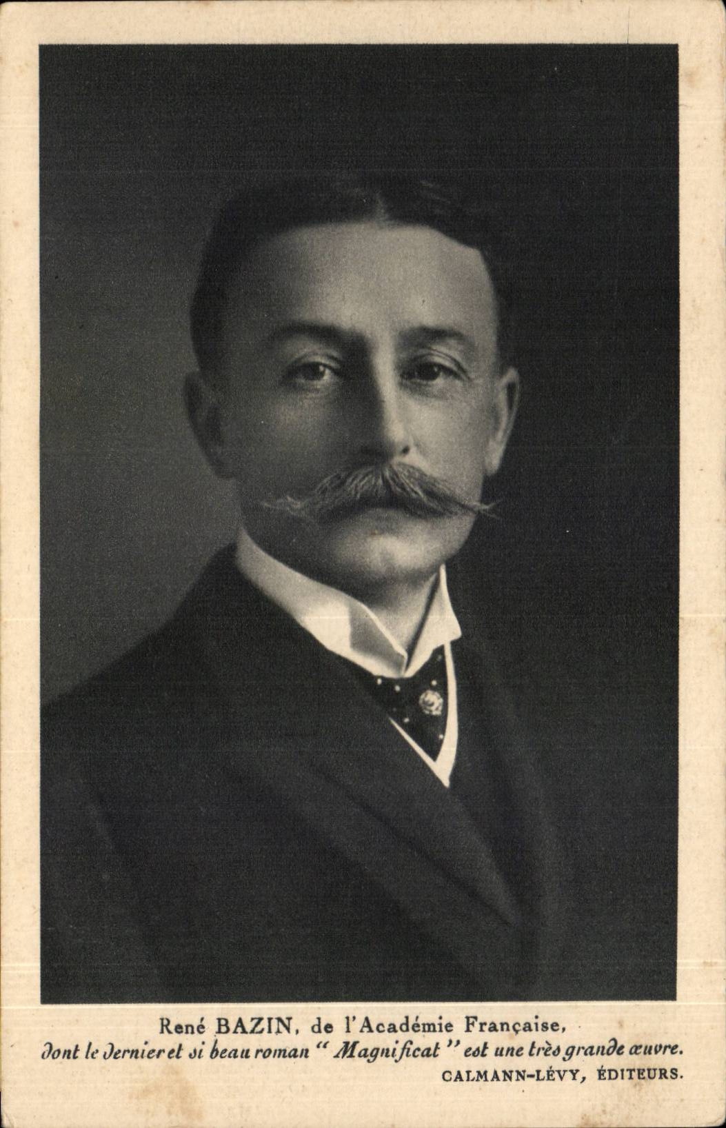 CPA Rene Bazin de l'academie francaise (ecrivain)