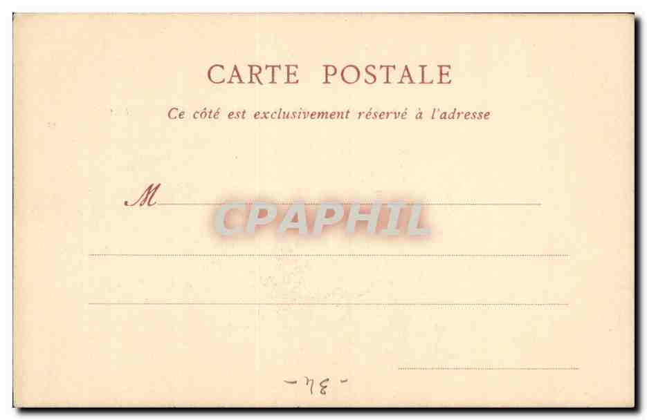 CPA Montpellier La place de la comedie — Rückseite