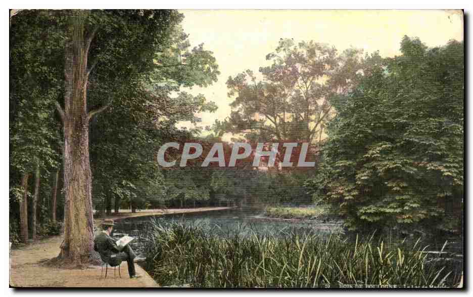 CPA Bois de Boilogne Le lac de madrid