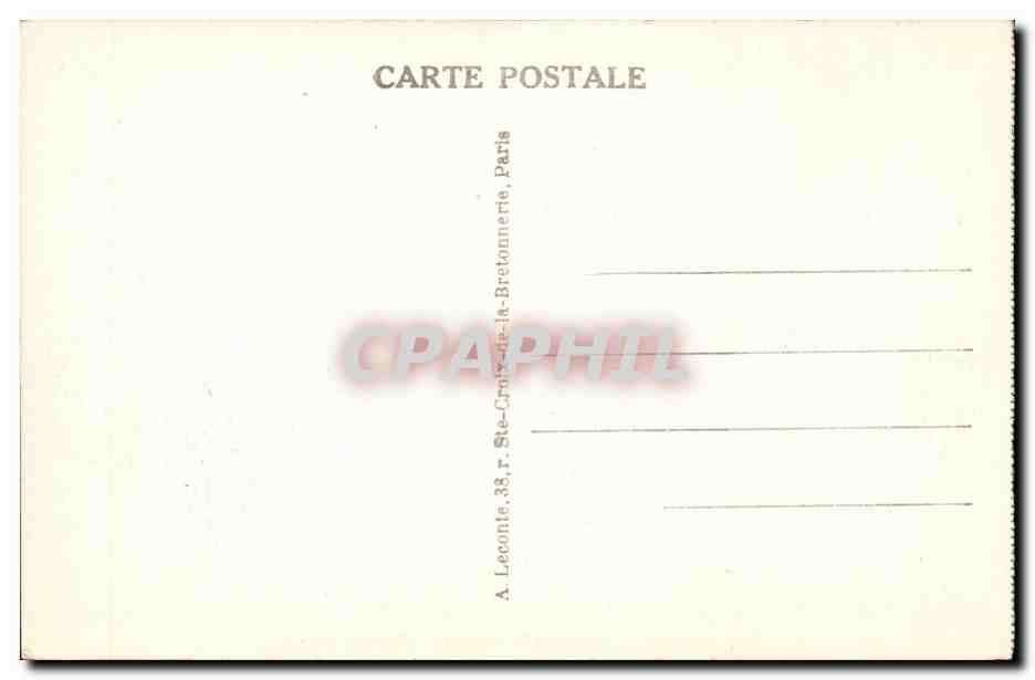 CPA Paris Place de la Bastille — Rückseite