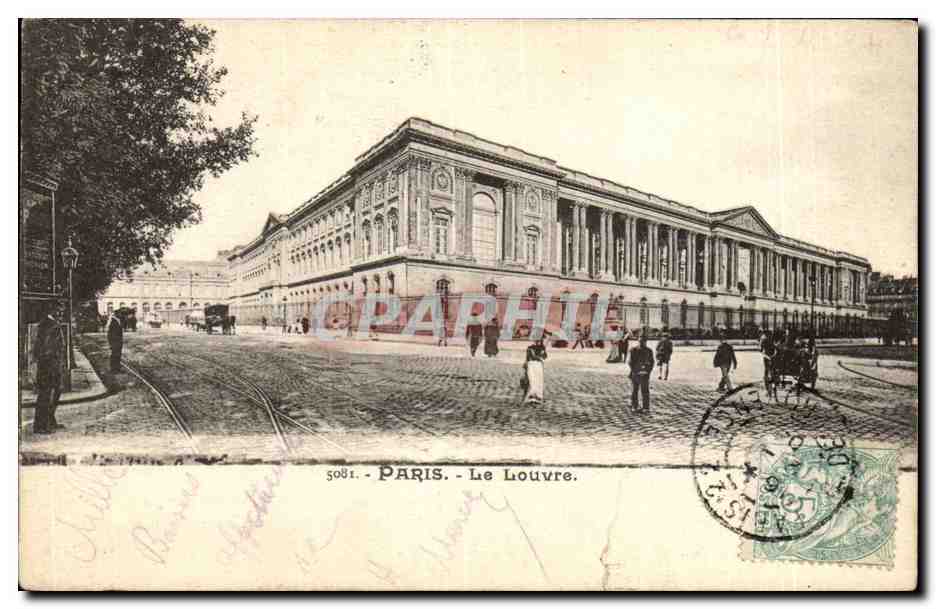 CPA Paris Le Louvre