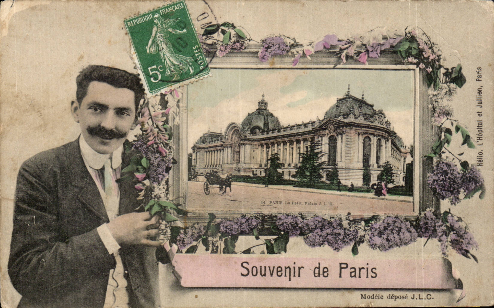 CPA Paris Souvenir Petit palais