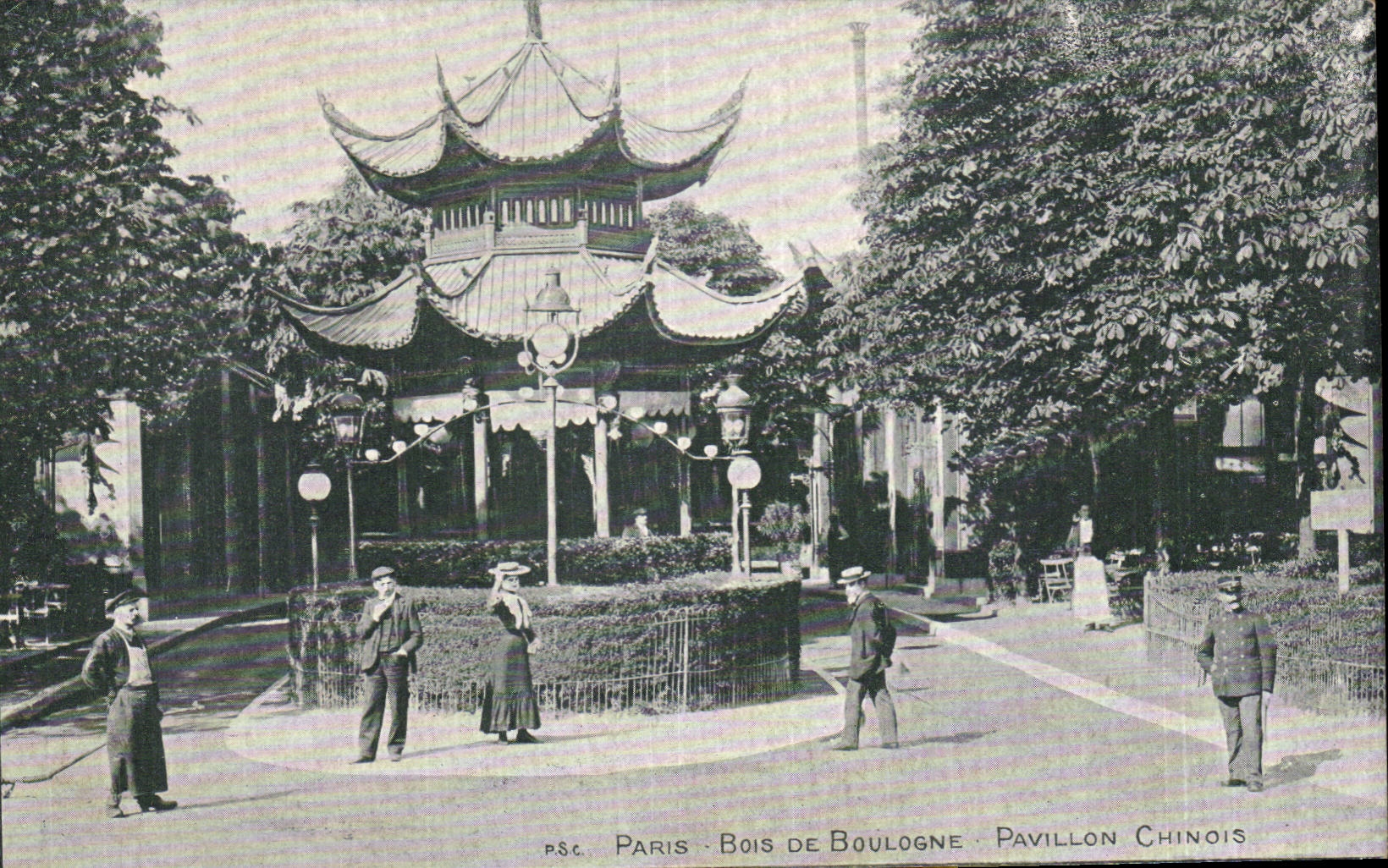 CPA Paris Bois de Boulogne Pavillon chinois ( chine china )