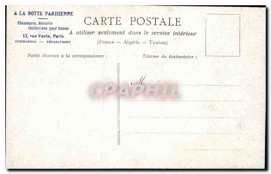 CPA Paris Bois de Boulogne Pavillon chinois ( chine china ) — Rückseite