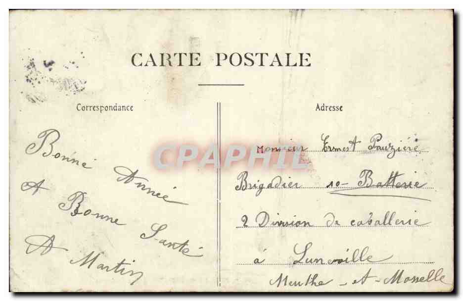 CPA Paris Bois de Boulogne Le St James — Rückseite