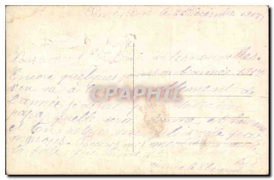 CPA FAntaisie Enfant Bonne annee — Rückseite