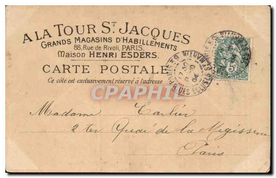CPA FAntaisie Enfants — Verso