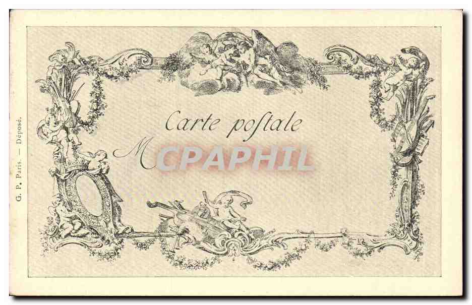 CPA Les chefs d'oeuvre de l'art Madame La Comtesse Du Barry Drouais Beauvarlet — Verso