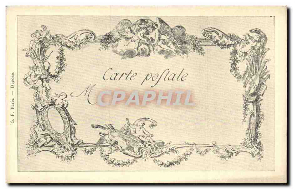 CPA Les chefs d'oeuvre de l'art Le pot au lait Fragonard Ponce — Rückseite