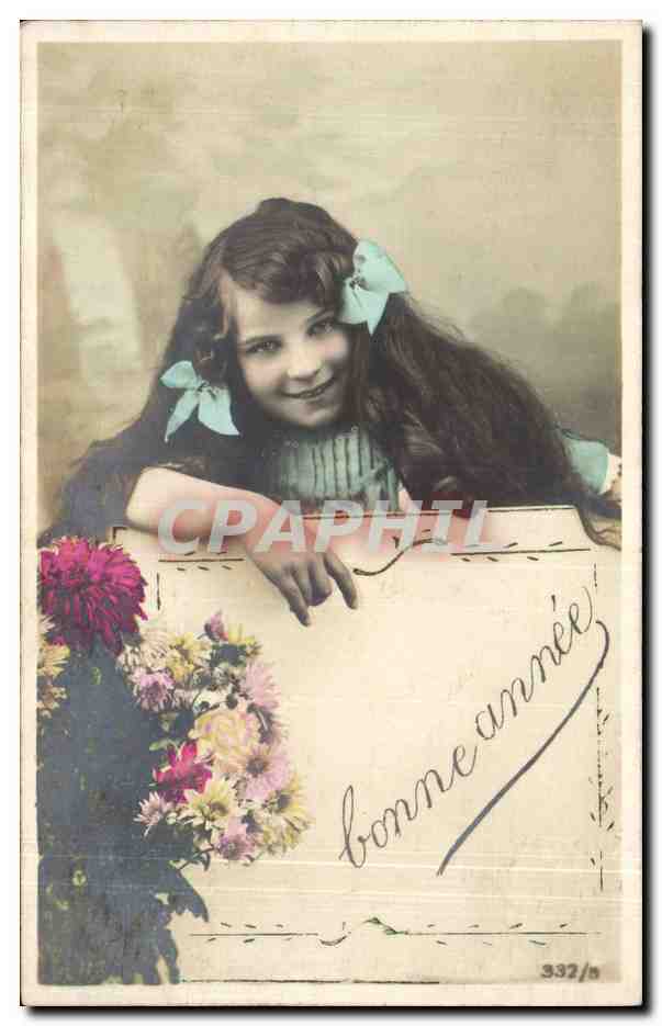 CPA Fantaisie Enfant Bonne annee