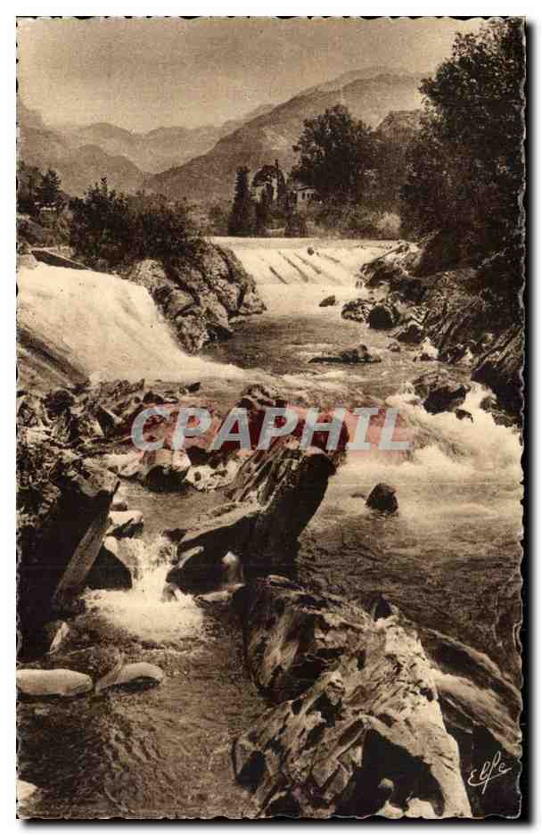 Ax les thermes CPA Chute principale de l'ariege Castelet Vallee d'Orlu
