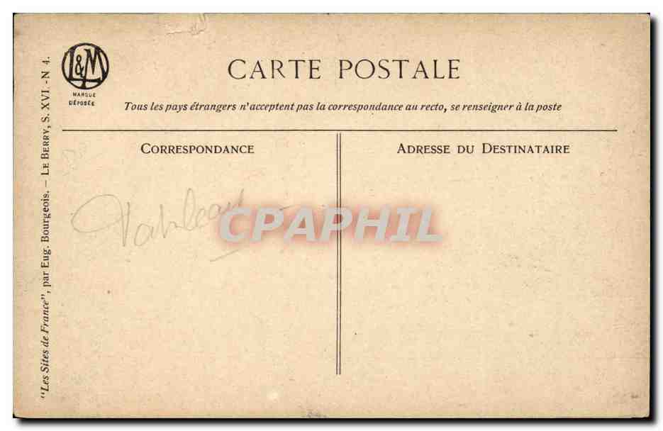 CPA FAntaisie Paysage — Verso