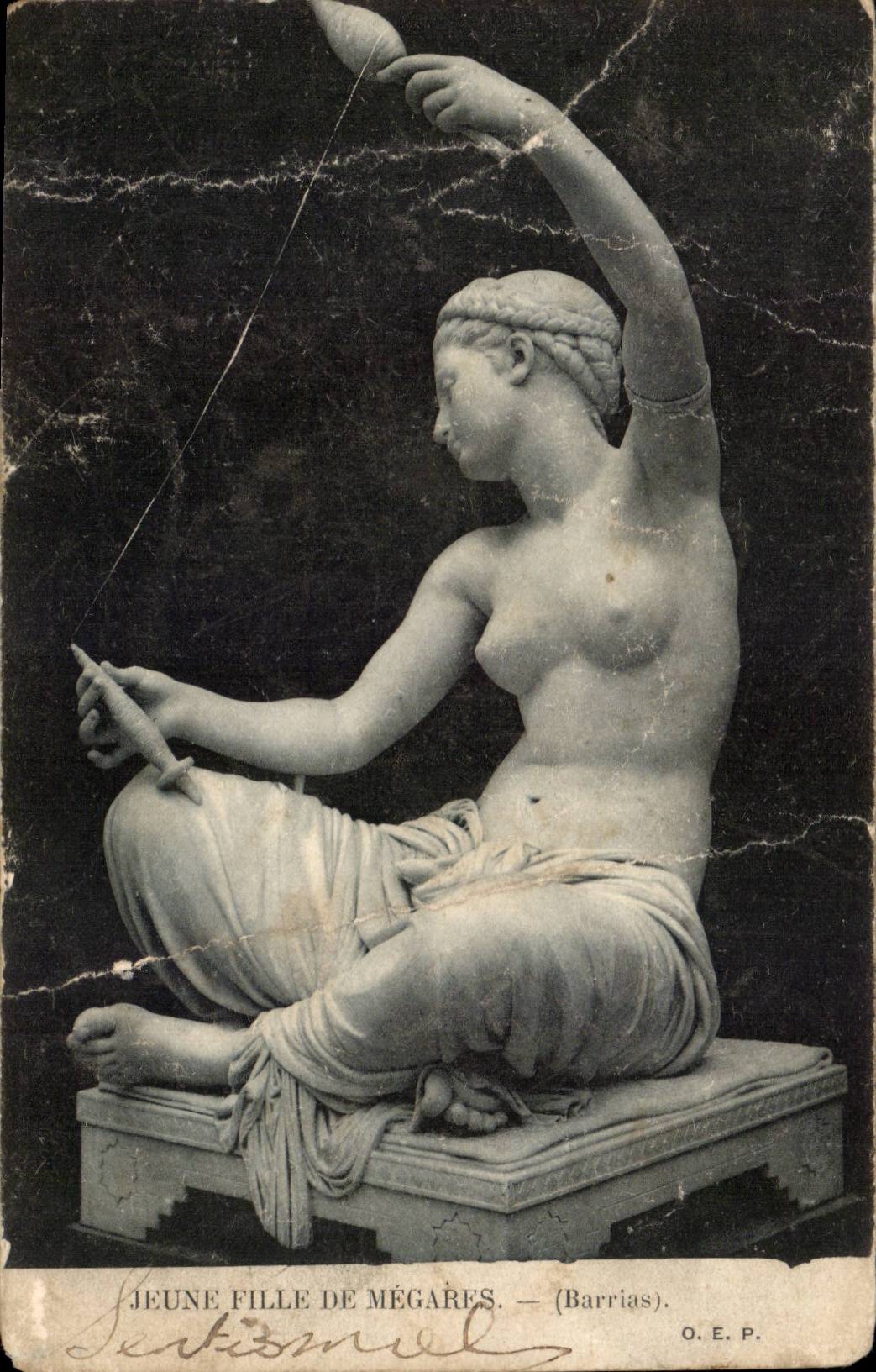 Jeune fille de Mégare — (Barrias) — O.E.P.