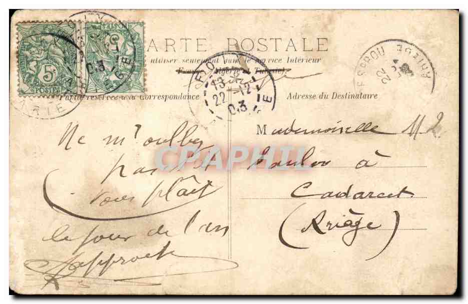 Jeune fille de Mégare — (Barrias) — O.E.P. — Back
