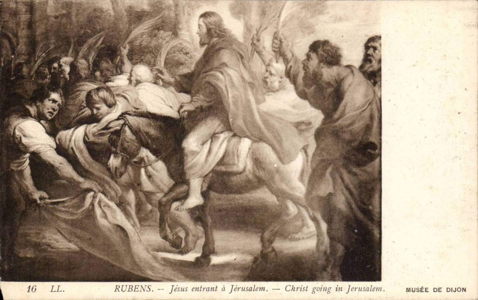 CPA Rubens Jesus entrant a Jerusalem 