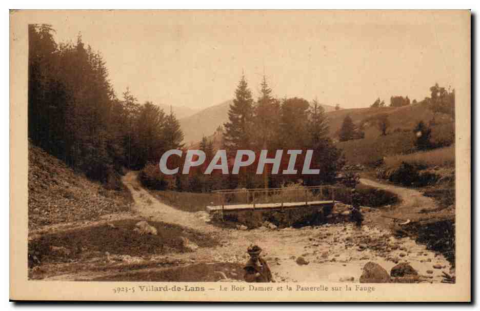 Villard-de-Lans — Le Boir Damier und die Passerelle über die Fauge