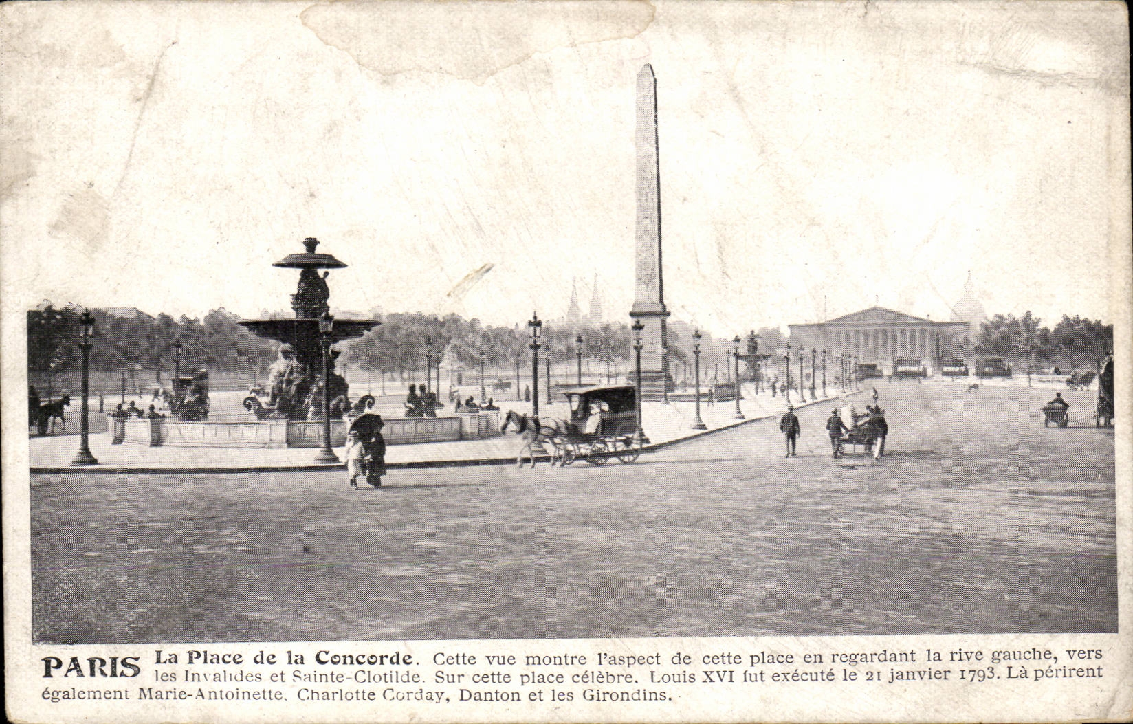 Paris CPA Place de la Concorde