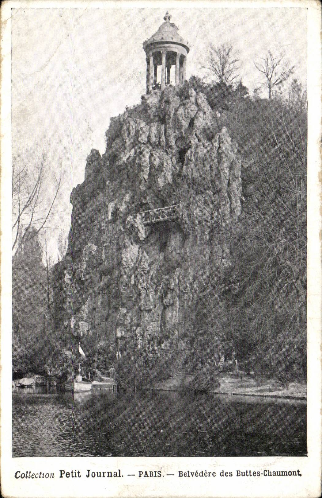 Paris CPA Belevedere des Buttes Chaumont