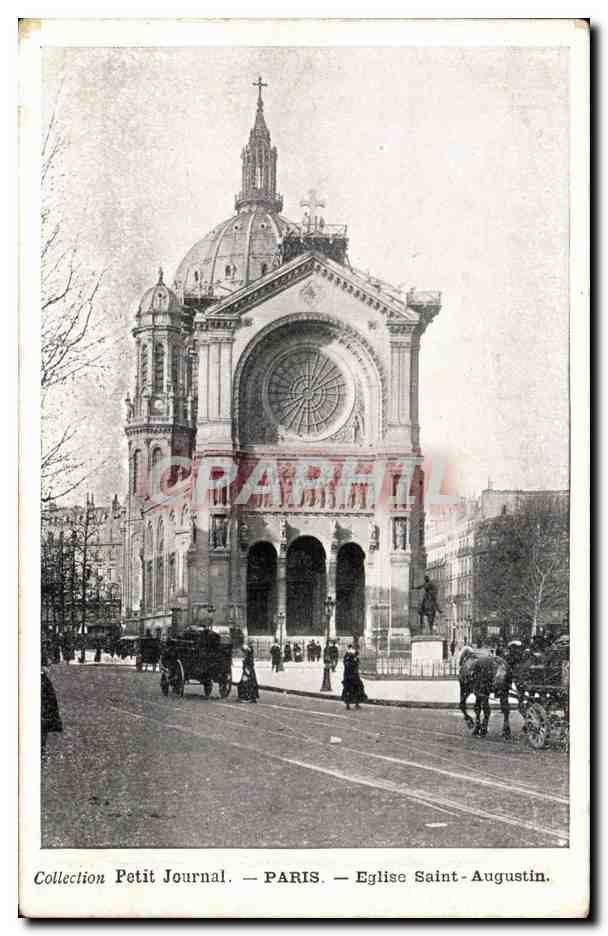 Paris CPA Eglise Saint Augustin