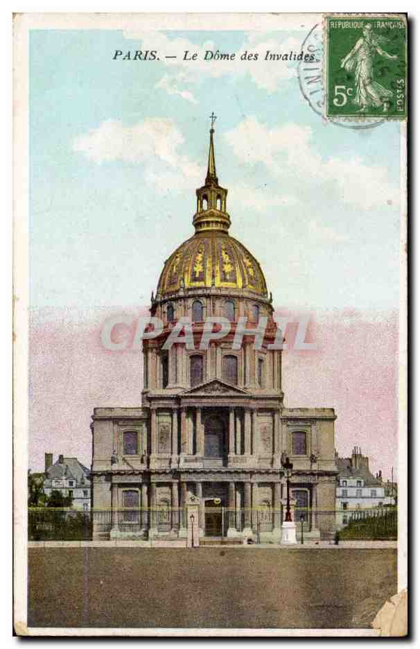 Paris CPA Dome des invalides