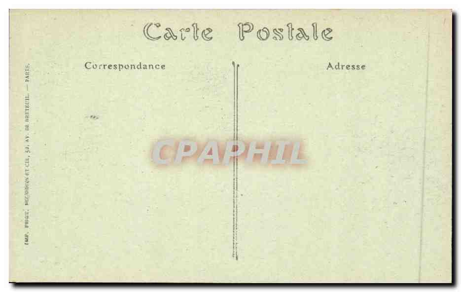 Paris CPA Jardin des Plantes L'ancien Museum — Rückseite
