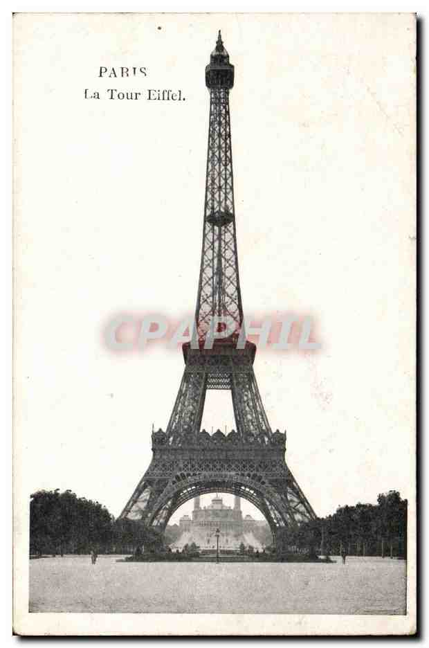 Paris CPA La Tour Eiffel