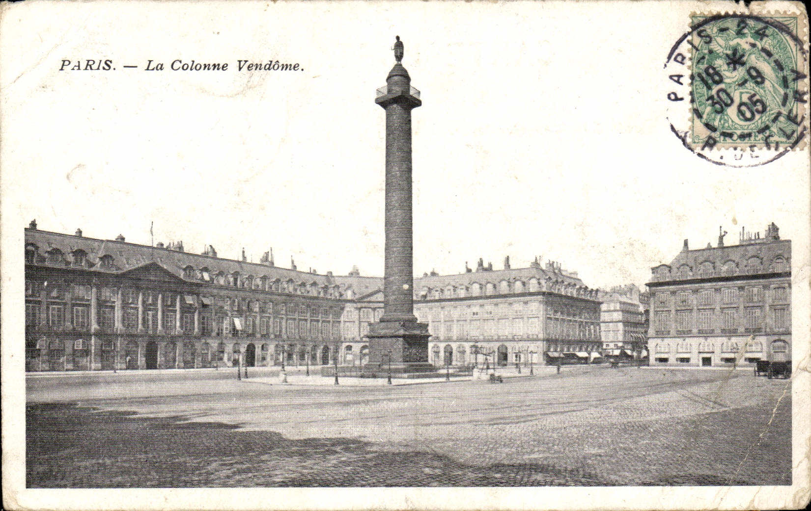 Paris CPA Colonne Vendome