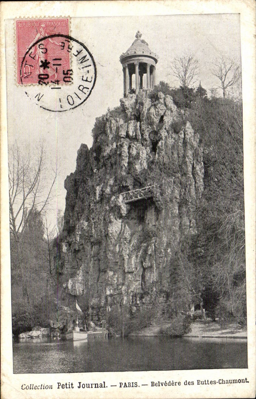 Paris CPA Belevedere des Buttes Chaumont