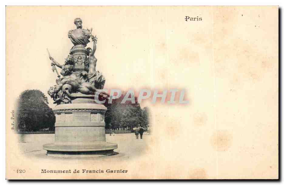 Paris CPA Monument Francis Garnier