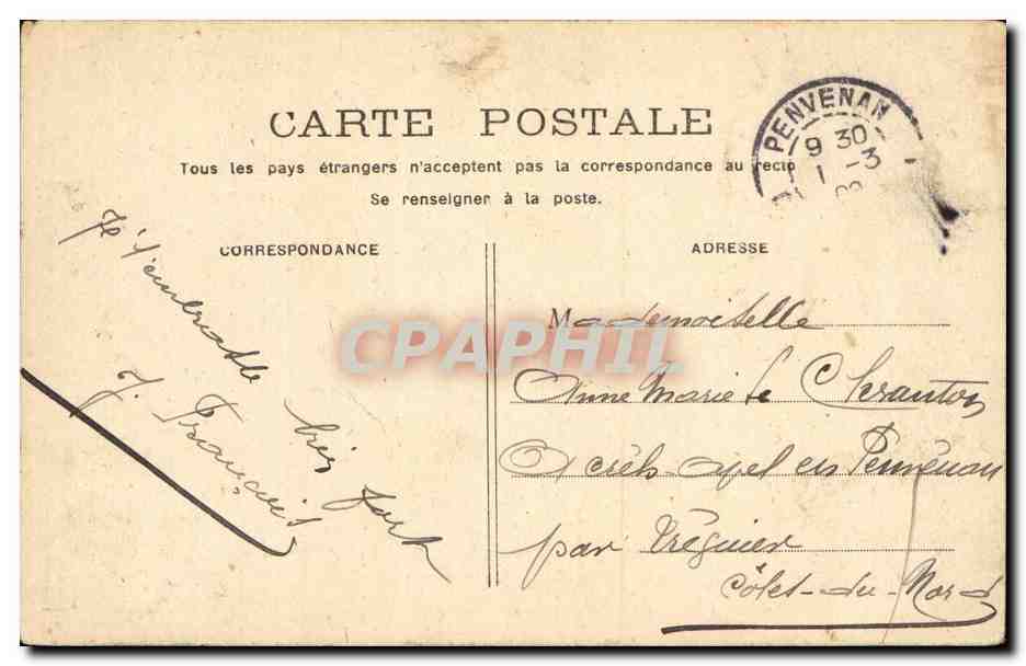 CPA Fantaisie Enfant — Rückseite