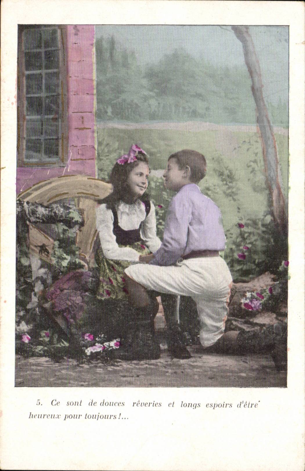 CPA Fantaisie Enfants
